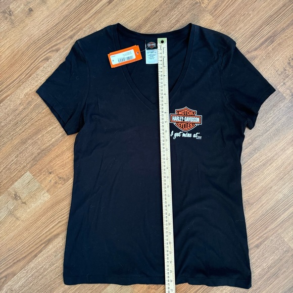 NWT Harley Davidson V Neck T-Shirt War Horse Ocala FL Size XL - Picture 6 of 13
